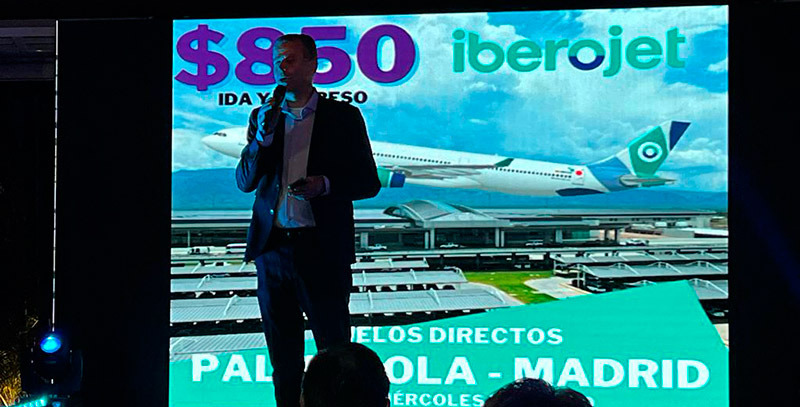 paul verhagen ceo of iberojet the flight from palmerola to madrid will cost only 850 dollars