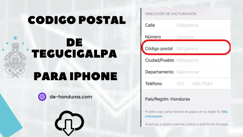 Codigo postal de tegucigalpa para iphone